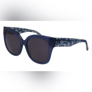 bebe Navy and Blue Lace Sunglasses
